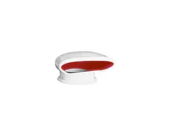 Red Cowl Vent - 90x170mm, Color: Red