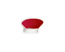 Capot de rechange rouge - 150mm, Couleur: Red