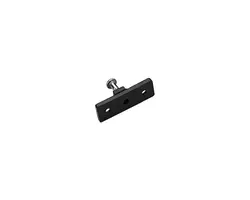 Wall Support in Black Nylon Ø6.3x26mm, Color: Black