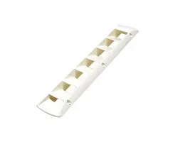 White ABS Louver Vent - 457x87mm