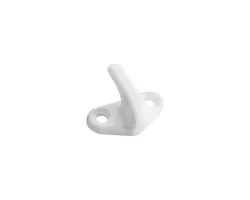 White Nylon Hook, Color: White