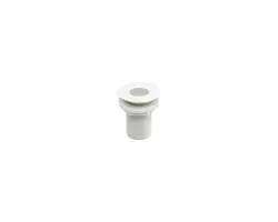 White Recessed Through-hull - 1"1/2, Thread: M1"1/2, Color: White