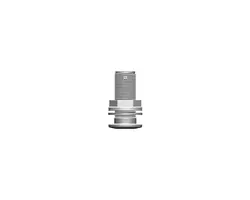 White Threaded Through-hull - 3/4", Thread: M3/4", Color: White