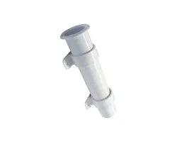 White Wall Mounting Rod Holder Ø 40mm