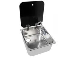 Sink With Glass Cover