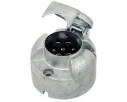 Female 7-Pin Aluminum Socket - Bulk