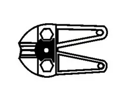 Lames de rechange pour coupe-boulons - Réf 000423