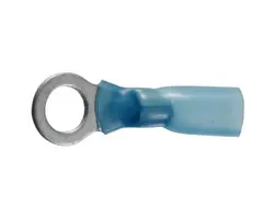 Blue Heat-Shrink Eye Terminal Set - 6mm