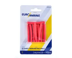 Heat Shrink Tubing Ø5mm - Red - Pack of 10