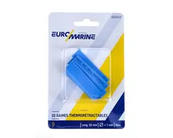 Heat Shrink Tubing - 7mm Blue - Pack of 10