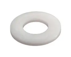 Large Nylon Washer - White - Ø5