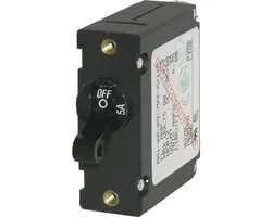 A-Series Toggle Circuit Breaker Black 40A Single-Pole