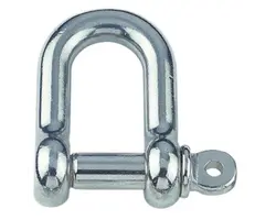 A4 Short Straight Shackle - Ø6mm Stainless Steel