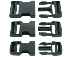 Self-Locking Buckles - 35mm - Black Nylon