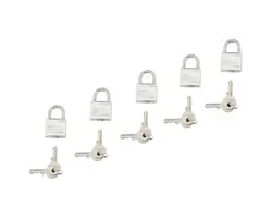 Stainless Steel Padlock - 30mm - 10 Keys