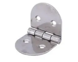 Stainless Steel Round Hinge - 75x40mm - 2 Pack