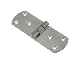 Stainless Steel Round Hinge Set - 85x20mm