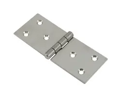 Stainless Steel Round Hinge - 95x40mm - Set of 2