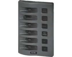 Weatherdeck Panel 12V IP67 - 6 Switches