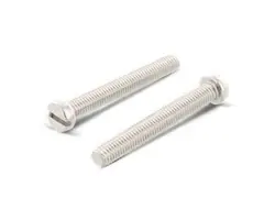 DIN 84 A4 M3x10 Slotted Cylindrical Head Screw