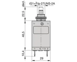 Pushbutton Circuit Breaker 10A - 257 Series