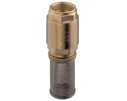 Brass Check Valve POM/NBR + SS Basket