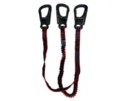 Ocean ADV Elastic Lanyard - 3 Carabiners