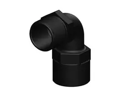 90° Elbow - BSP 1''1/2 - Black