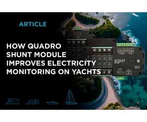 Comment le module de dérivation Quadro améliore la surveillance de l'électricité sur les yachts