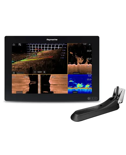 AXIOM 12 Touch with integrated RealVision 3D Sonar and RV-100 Transducer