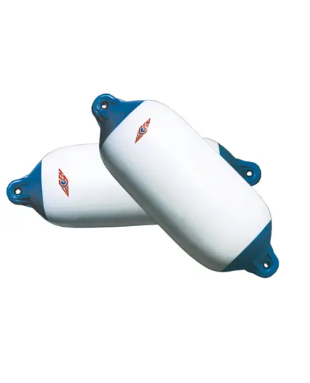 Inflatable Twin Eye Fender Ø 30 cm - White and Blue, Length, cm: 90, Diameter Ø, cm: 30