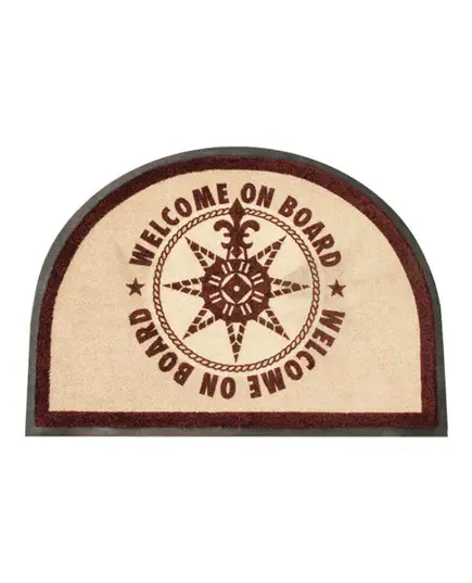Welcome brown mat