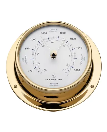 Polished Brass Barometer - 88mm