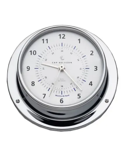 Chromed Brass Clock - 110mm