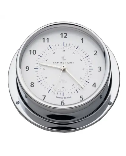 Polished Stainless Steel Clock - 110mm