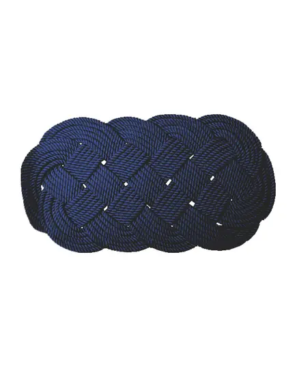 Blue Welcome Rope Mat - 470x250mm