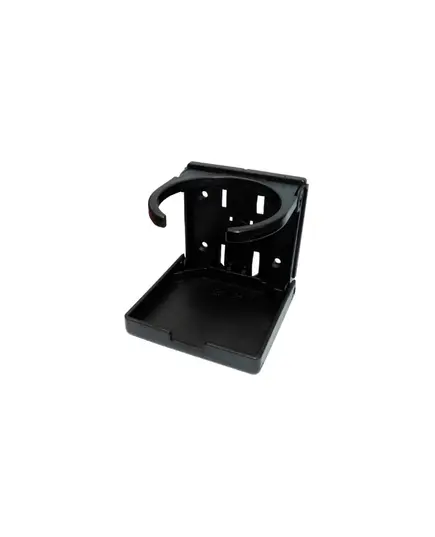 Black Foldable Cup Holder with Plastic Cover