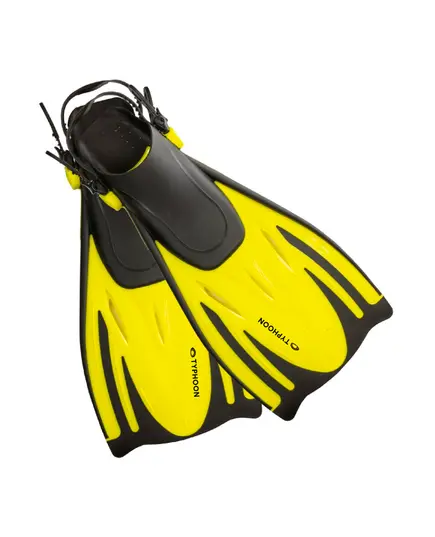 T-Jet Adjustable Foot Fins for Adult - Yellow - S/M