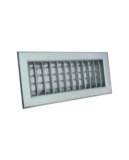 Anodized Aluminum Supply Air Grille - 200x100mm