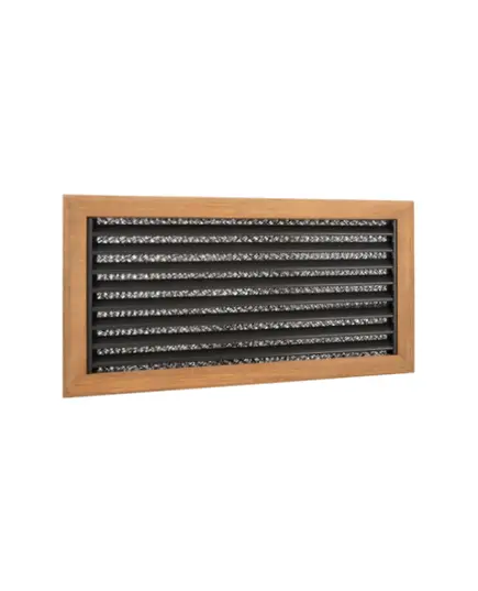 Teak Return Air Grille with Filter - 300x200mm