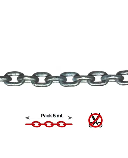 Galvanized Chain - 6mm - 5m