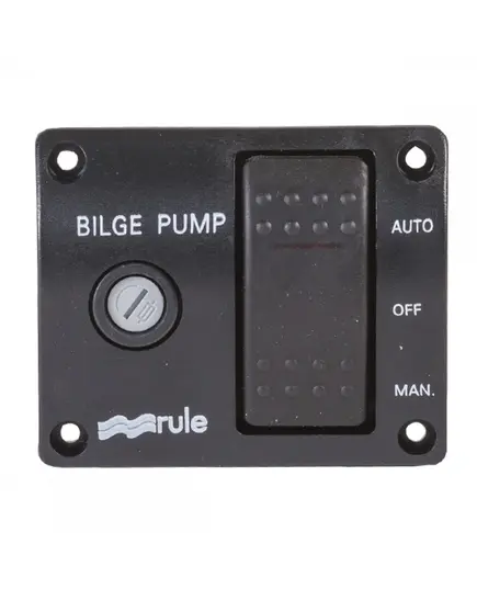 Rule panel for bilge pump