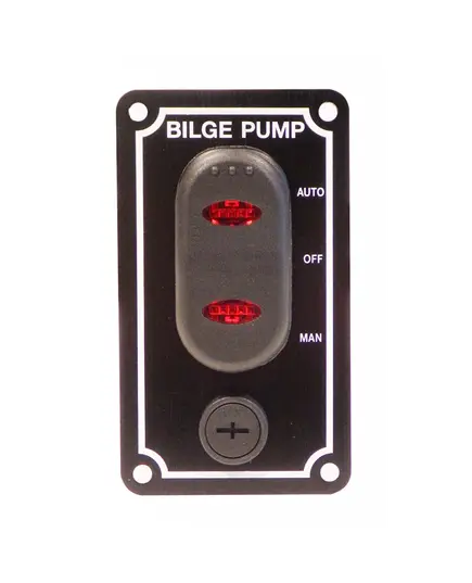 Panel for bilge pump
