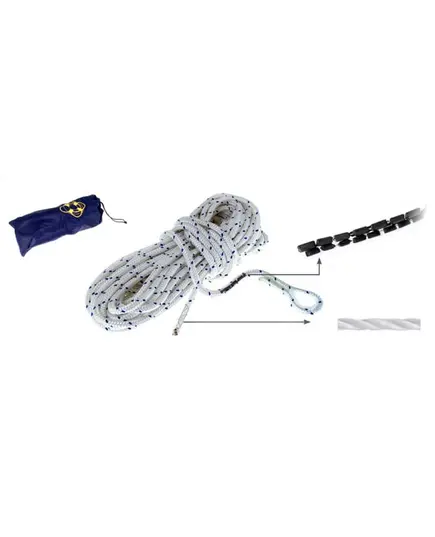 Anchor Rope with Lead Core - 10mm - 30m, Rope Ø, mm: 10