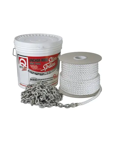 Anchor Rope Set - Chain 6mm/10m - Rope 12.7mm/40m