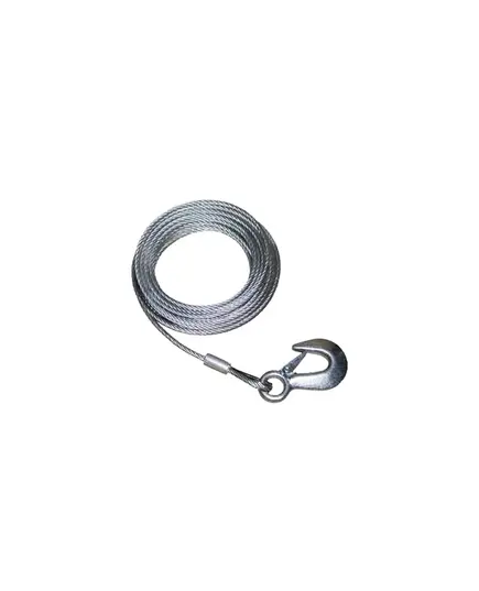 Winch Cable & Hook - 5mm - 10m