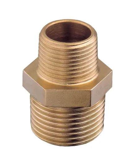 Brass nipple reducing M-M 2"1/2 to 2"