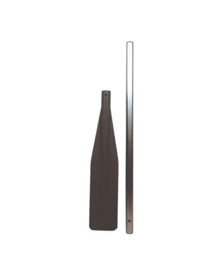 Anodized Aluminium Jointed Oar - 35mm - 130cm - Black, Length, cm: 130