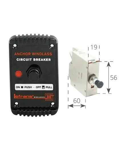 Circuit Breaker - 125A, Trip current, A: 125