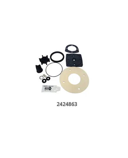 Spare gaskets for toilet conversion kit